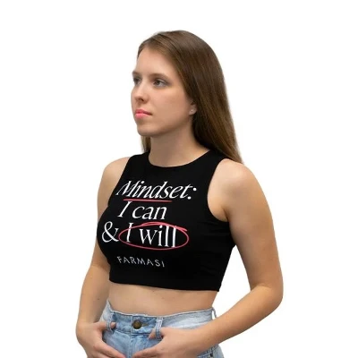 image of Farmasi Singlet With Mindset Print - XL