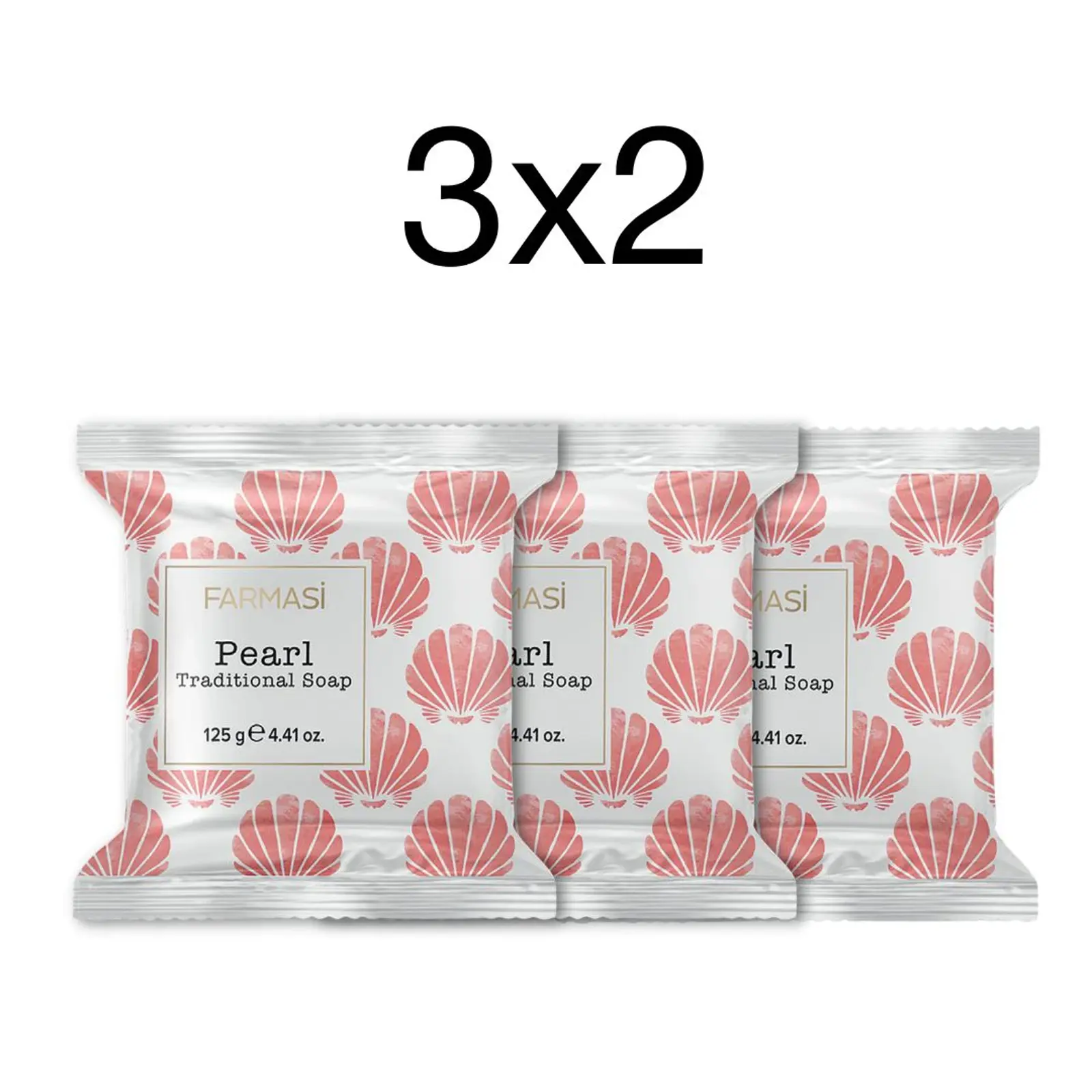 3x2 Farmasi Pearl Powder Soap