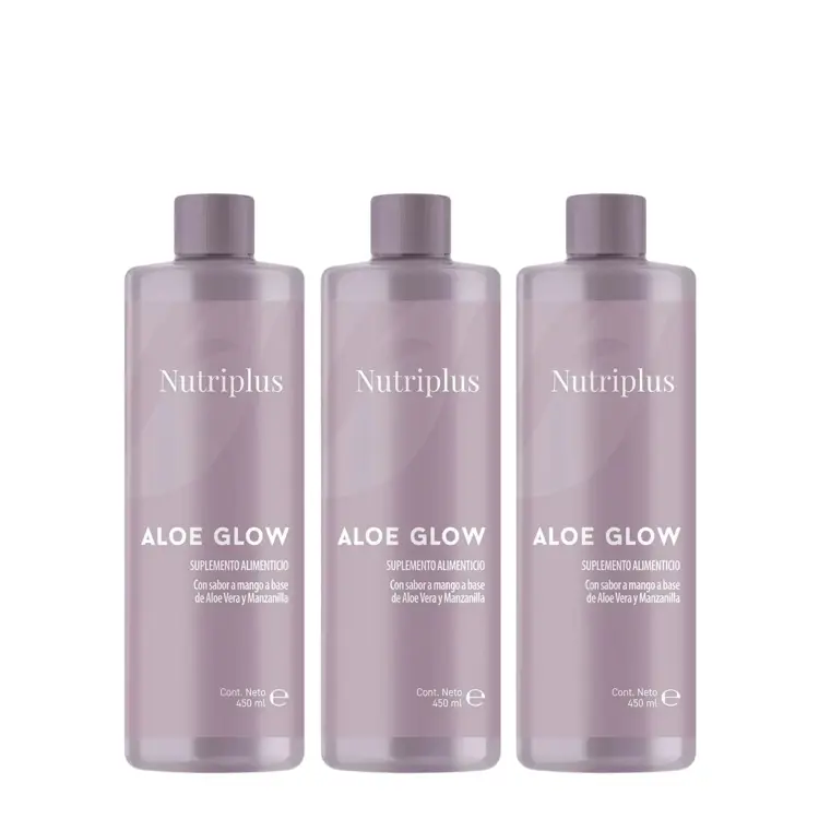 image of 3x2 FRM NUTRIP. ALOE GLOW D. MANGO 450 ML MX